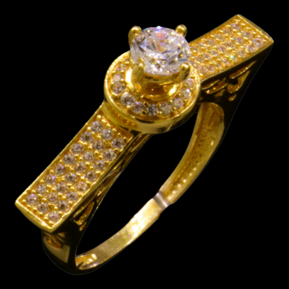 21K Gold Bridal Ring